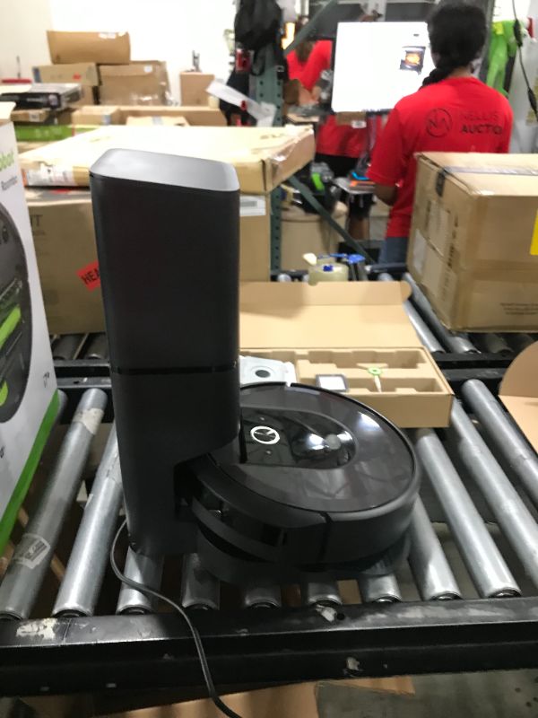 Photo 5 of iRobot Roomba i7+ (7550) Robot Vacuum with Automatic Dirt Disposal - Empties Itself for up to 60 days, Wi-Fi Connected, Smart Mapping, Works with Alexa, Ideal for Pet Hair, Carpets, Hard Floors, Black
