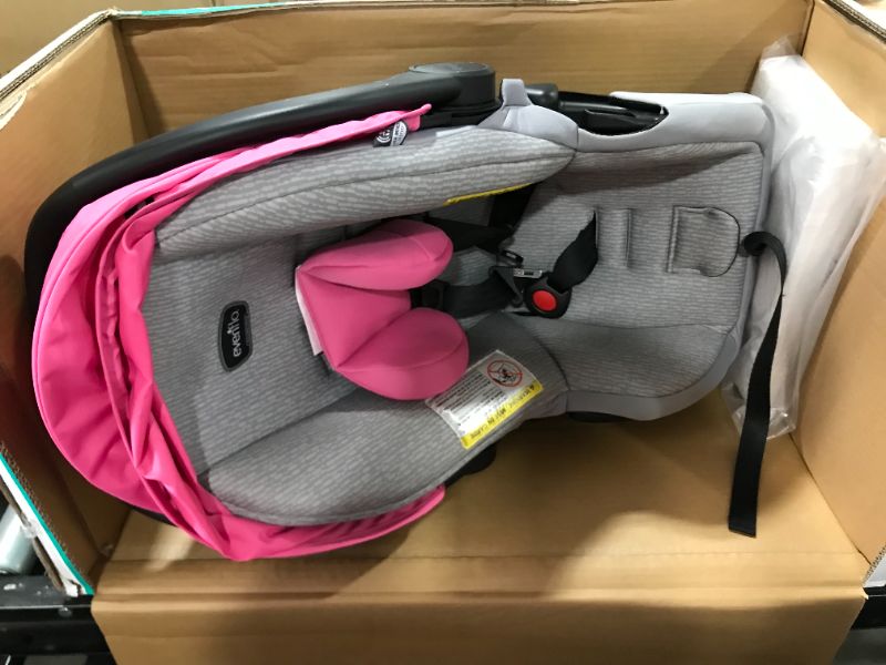 Photo 3 of Evenflo LiteMax 35 Infant Car Seat (Azalea Pink)
