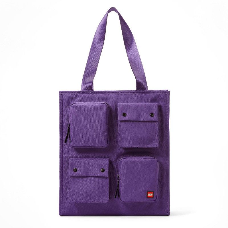 Photo 1 of Utility Pockets Tote Bag - LEGO® Collection x Target Purple
