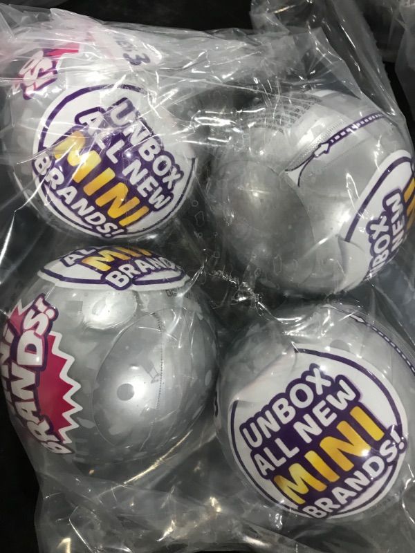 Photo 1 of ( 4 PACK) 5 Surprise Mini Brands Series 3 Mystery Capsule Real Miniature Brands Collectible Toy

