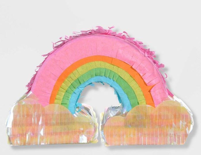 Photo 1 of (2 pack) 7.5" Mini Rainbow Pinata - Spritz™

