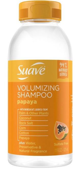 Photo 1 of (12 PACK) Suave Naturally Derived Papaya Volumizing Shampoo and conditioner  - 11 fl oz

