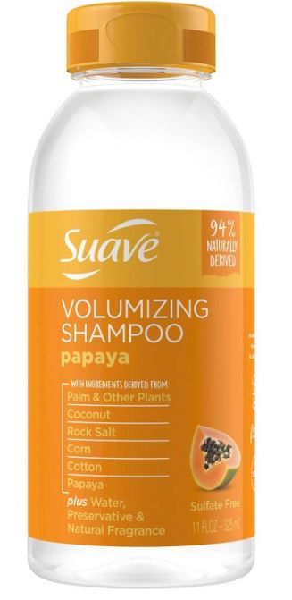 Photo 1 of (12 PACK) Suave Naturally Derived Papaya Volumizing Shampoo and conditioner  - 11 fl oz
