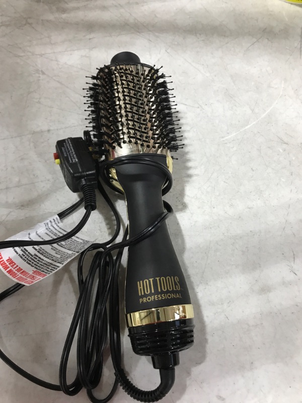 Photo 2 of Hot Tools 24K Gold One-Step Hair Dryer and Volumizer | Style and Dry, Professional Blowout with Ease
