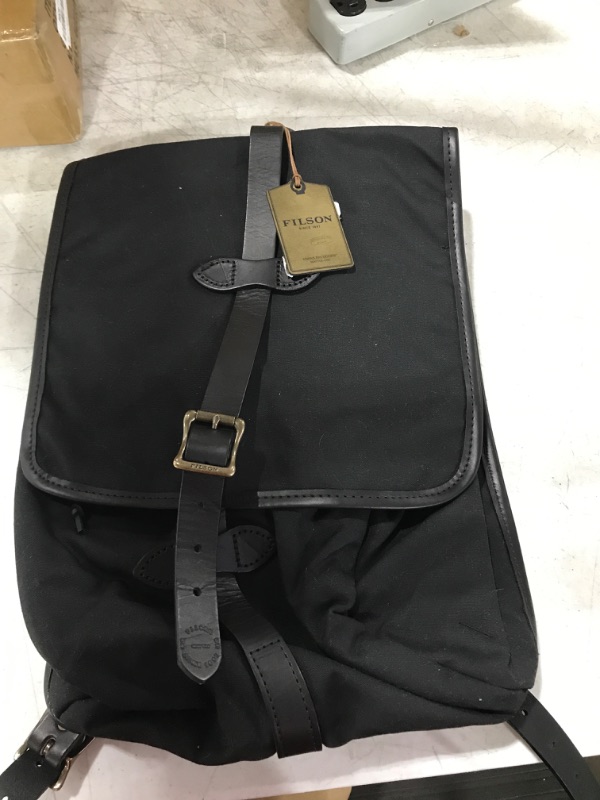 Photo 2 of FILSON 70017 Tin Cloth Backpack Black
