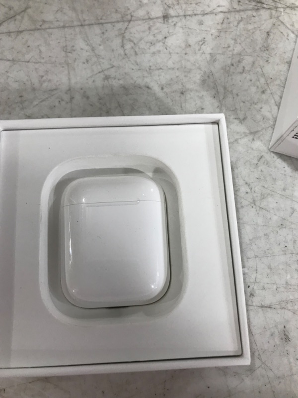 Photo 3 of Apple AirPods (2nd Generation) Wireless Earbuds with Lightning Charging Case Included. Over 24 Hours of Battery Life, Effortless Setup. Bluetooth Headphones for iPhone
