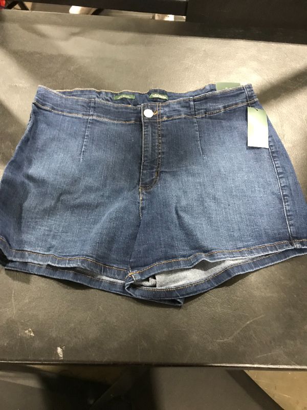 Photo 2 of Women's Plus Size Super-High Rise Jean Shorts - Wild Fable™
SIZE 18W