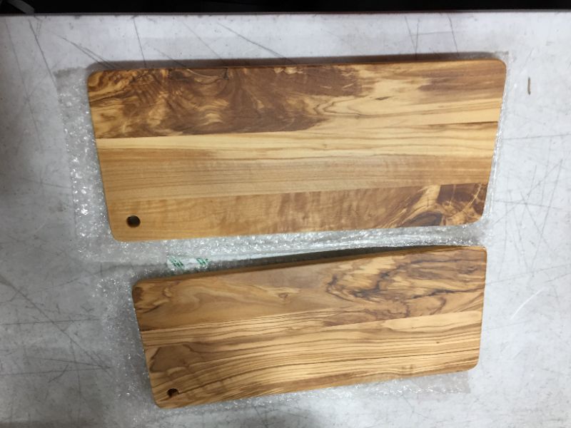 Photo 2 of 16" X 7" Olivewood Rectangular Serving Board - Threshold™ 2 PACK
