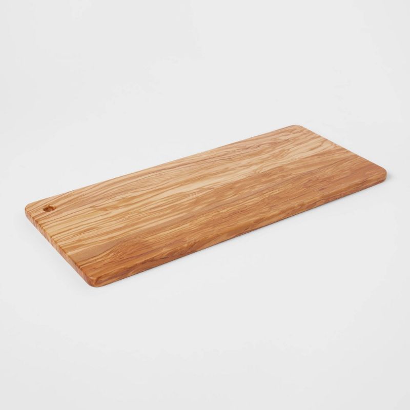 Photo 1 of 16" X 7" Olivewood Rectangular Serving Board - Threshold™ 2 PACK

