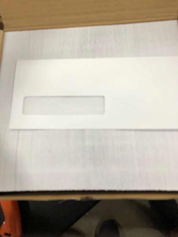 Photo 2 of Office Depot® Brand Window Envelopes, Window On Bottom Left, #10, 4 1/8" x 9 1/2", White, Box Of 500
