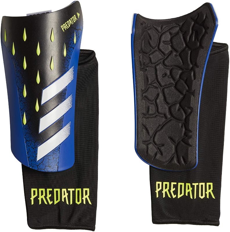 Photo 1 of adidas Predator Shin Guard Unisex-adult Black/White/Solar Yellow
size m