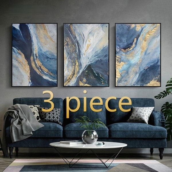 Photo 1 of ABSTRACT WALL DECOR FOR LIVING HOME DECORATIONS POSTER 3PC