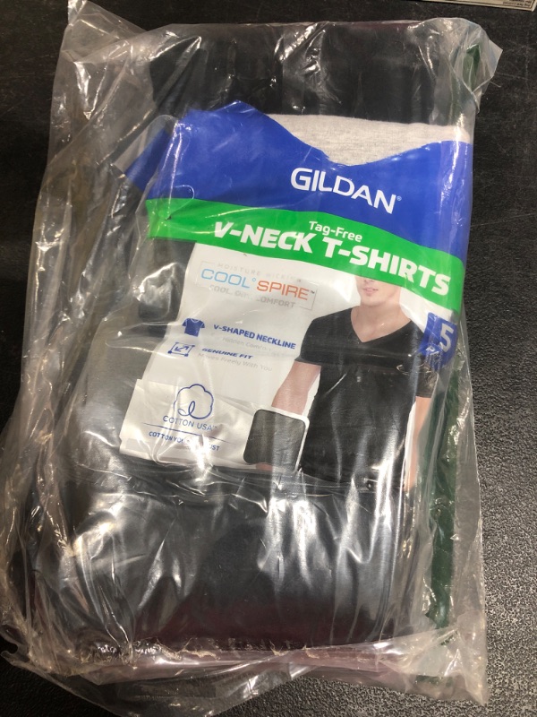 Photo 2 of Gildan Men's V-Neck T-Shirts, Multipack