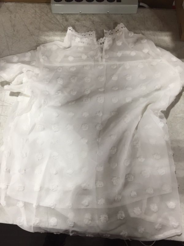 Photo 1 of WOMENS DRESS SHIRT WHITE LARGE 