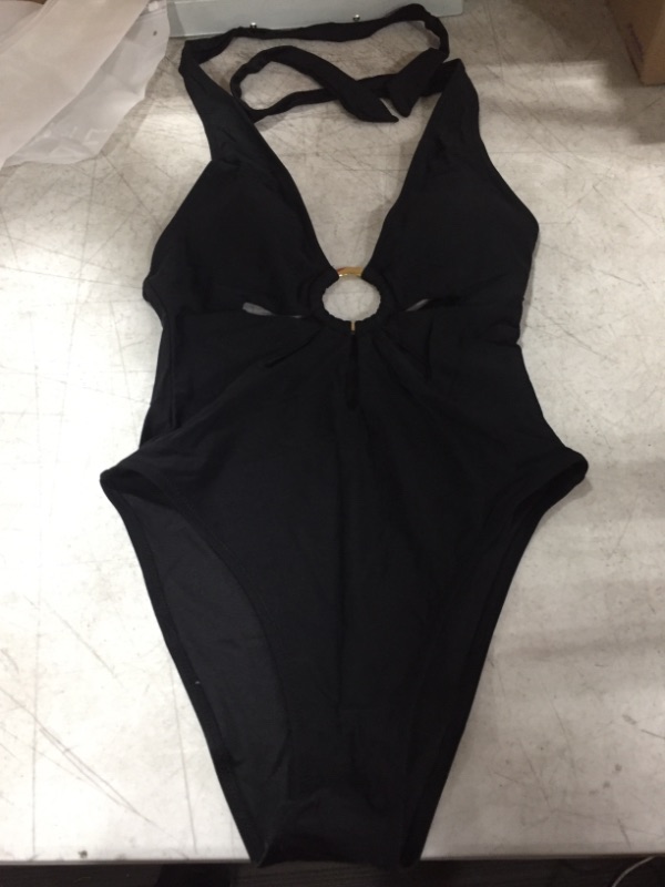 Photo 1 of CUPSHE ONE PIECE BODY SUIT/SWIM SUIT BLACK SMALL