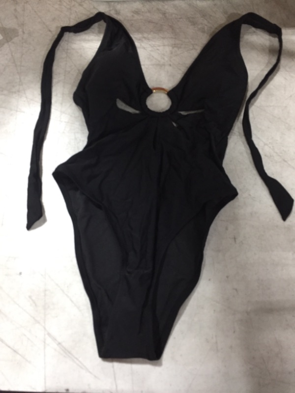 Photo 1 of CUPSHE ONE PIECE BODY SUIT/SWIM SUIT BLACK SMALL