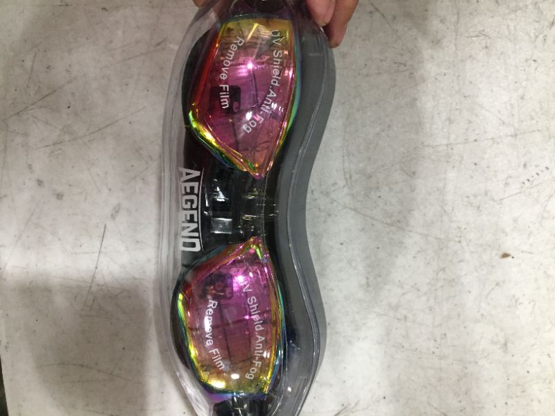 Photo 3 of Aegend Swim Goggles, Swimming Goggles No Leaking Full Protection Adult Men Women Youth
