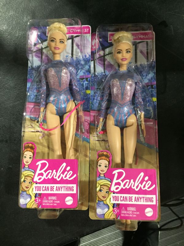 Photo 2 of Barbie Careers Rhythmic Gymnast Doll--- 2 pack

