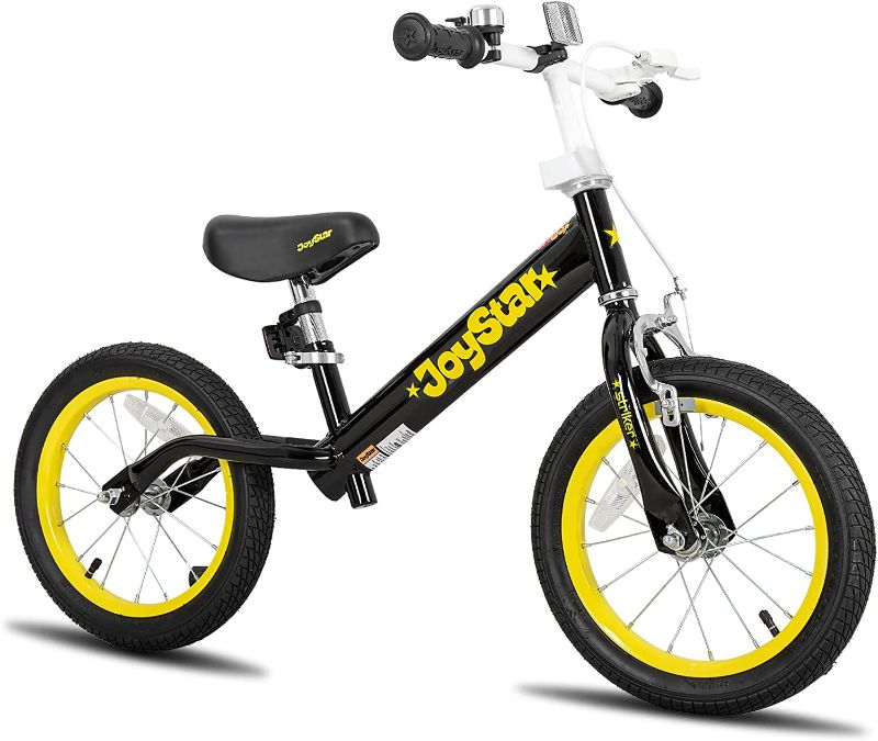 Photo 1 of JOYSTAR 16 Inch Balance Bike for Toddlers and Kids Ages 3-8 Years Old Boys and Girls - Sport Kids Balance Bike with Handbrake - No Pedal Training Bicycle
