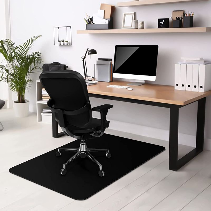 Photo 1 of Kuyal  Chair mat for Hard Floors 36 x 48 inches Transparent Floor Mats Wood/Tile Protection Mat for Office & Home (36" X 48" Rectangle for Hard Floor)
