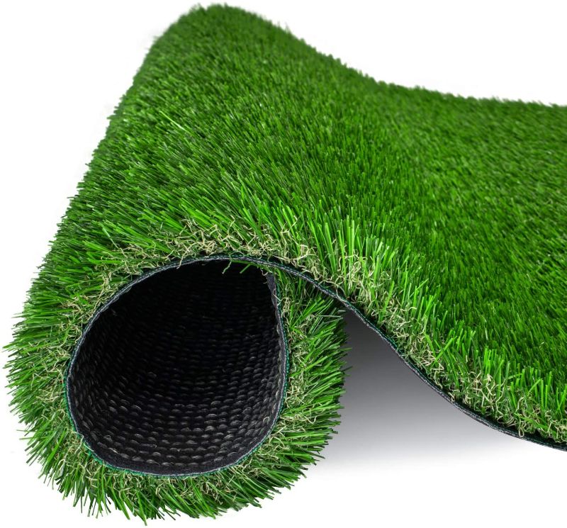 Photo 1 of  Artificial Grass Turf  Tone Synthetic Artificial Turf Rug for Dogs Indoor Outdoor Garden Lawn Patio Balcony Synthetic Turf Mat for Pets ---39in