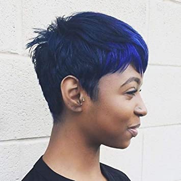 Photo 1 of BeiSDWig Short Pixie Haircut Synthetic Short Wigs for Black Women Short Hairstyles for Women Wig Short Hair (BeiSDWig-9814)
