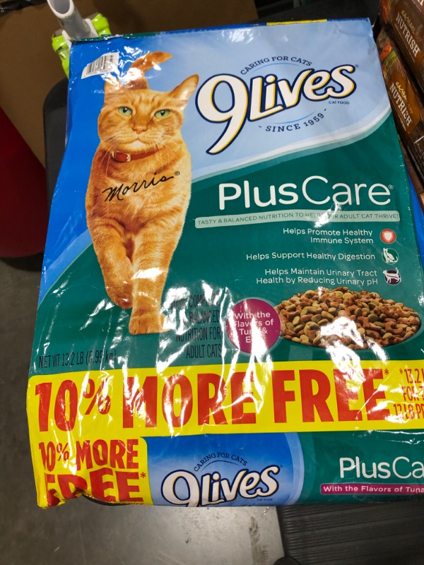 Photo 2 of 9Lives Plus Care Dry Cat Food, 13.3 Lb (Discontinued by Manufacturer)EXPIRED!! **BEST BY:05/16/2022**