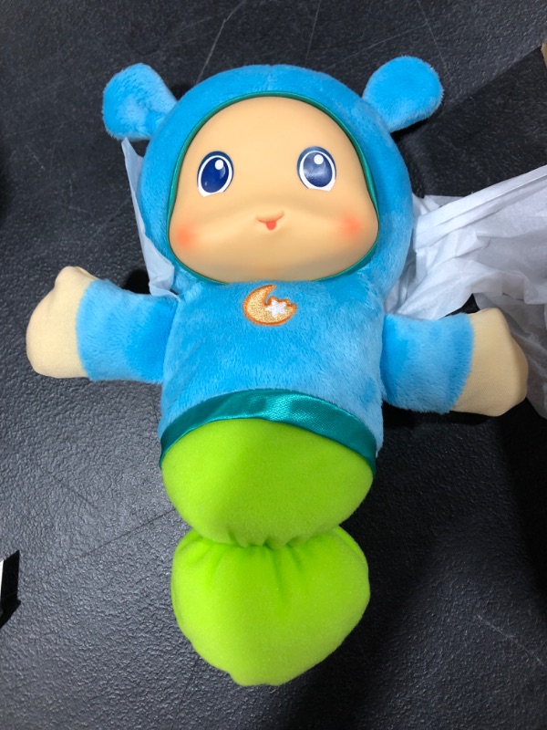 Photo 2 of Playskool Lullaby Gloworm Toy with 6 lullaby tunes, Blue (Amazon Exclusive) Blue, Green
