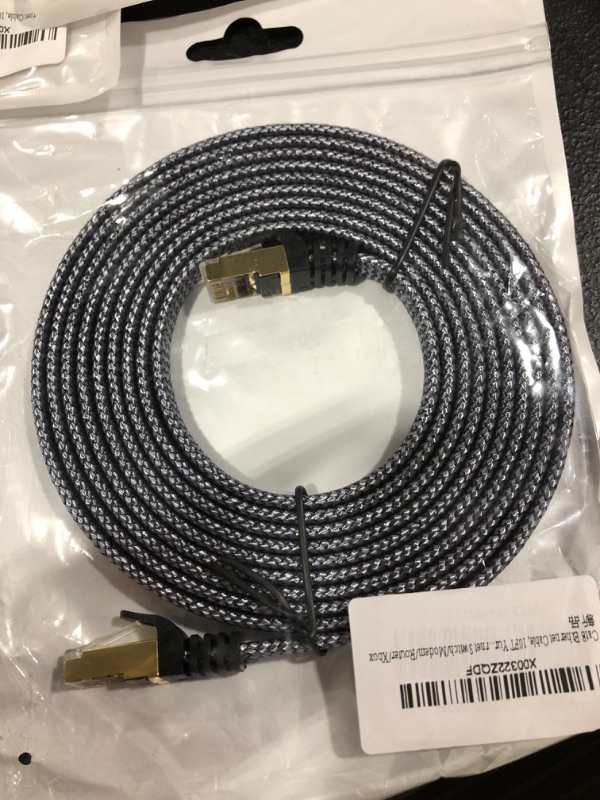 Photo 1 of BUNDLE OF 6!! Cat 8 Ethernet Cable,10FT Yurnero Gigabit High Speed Cat8 Network Cable 40Gbps/2000Mhz RJ45 Connector Ethernet Cord with Gold Plated SFTP LAN Cable for Gaming/Ethernet Switch/Modem/Router/Xbox
