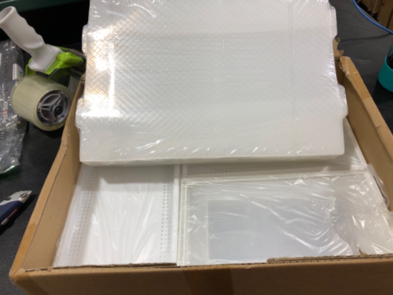 Photo 1 of SEESRPING 12 Pack Shoe Storage Box, Clear Plastic Stackable Shoe Organizer for Closet, Space Saving X-Large Foldable Shoe Sneaker Containers Bins Holders Fit up to Size 14 (Clear)
