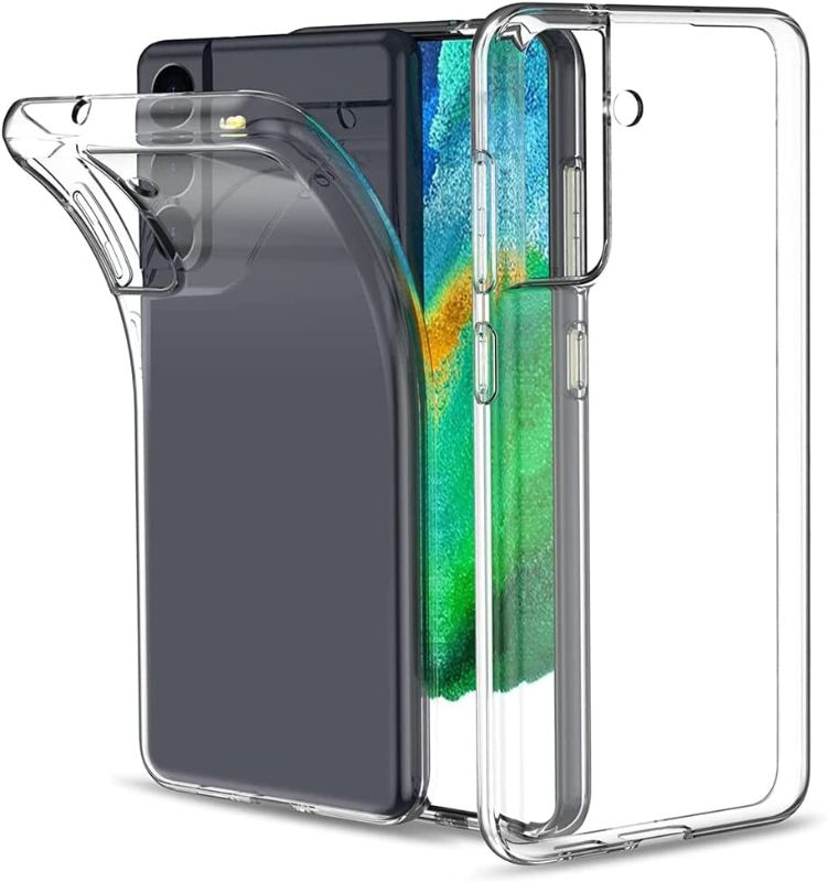 Photo 1 of CASE88 for Galaxy S22+ Case, [Anti-Yellowing] Thin Slim Crystal Clear Cases Soft TPU Cover Phone Case for Samsung Galaxy S22+ Plus
