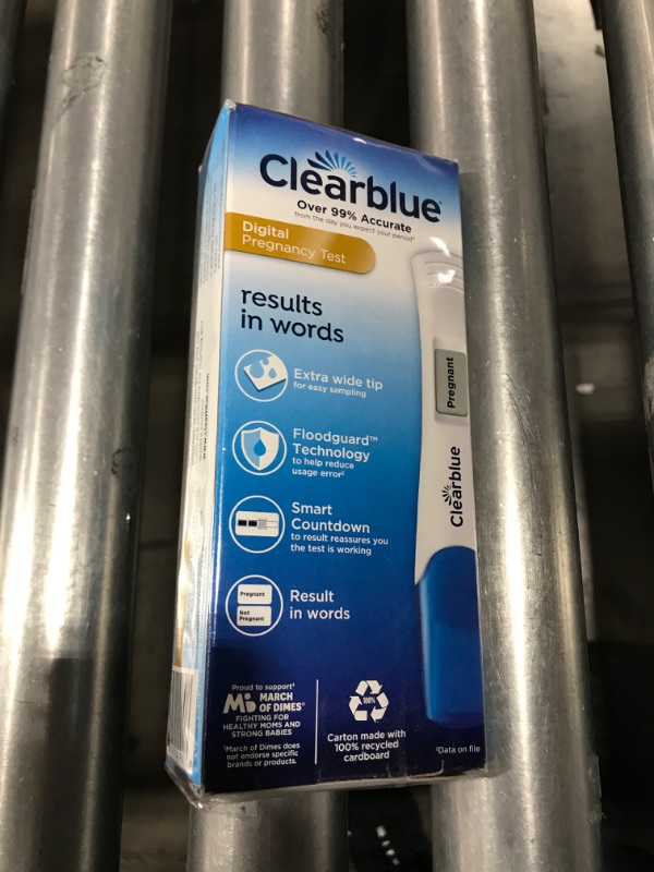 Photo 2 of Clearblue Digital Pregnancy Test with Smart Countdown, 2 Count
