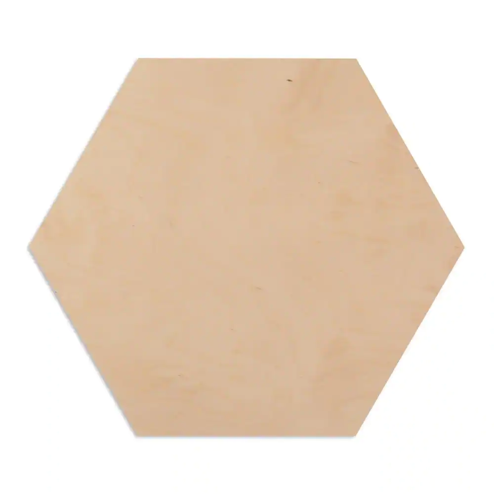 Photo 1 of 1/2 in. x 12 in. Birch Plywood Hexagon
