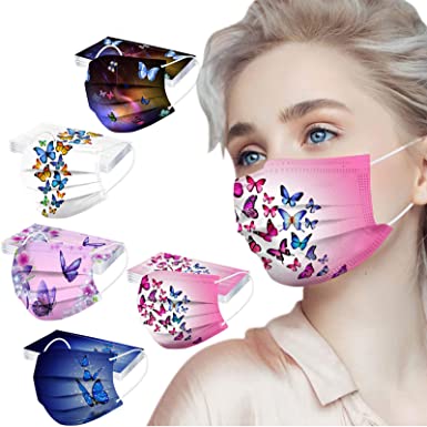 Photo 1 of 50PCS Butterfly Face Mask