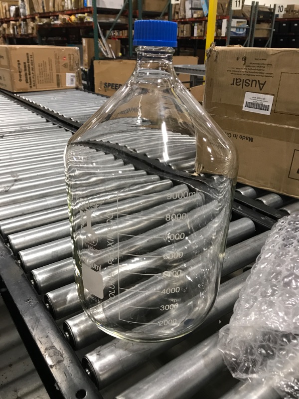 Photo 2 of 10000ml Glass Round Media Storage Bottles with GL45 Screw Cap, 3.3 Borosilicate, Karter Scientific (Single)
