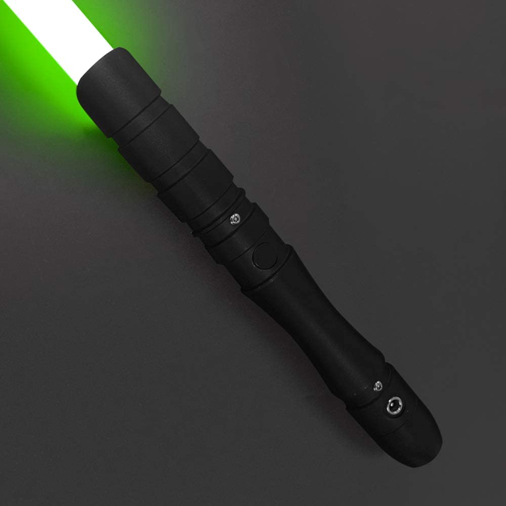 Photo 1 of YDDSABER Jedi Sith LED Light Saber, Force FX Heavy Dueling, Rechargeable Lightsaber, Loud Sound High Light with FOC, Metal Hilt, Blaster, (Green)
