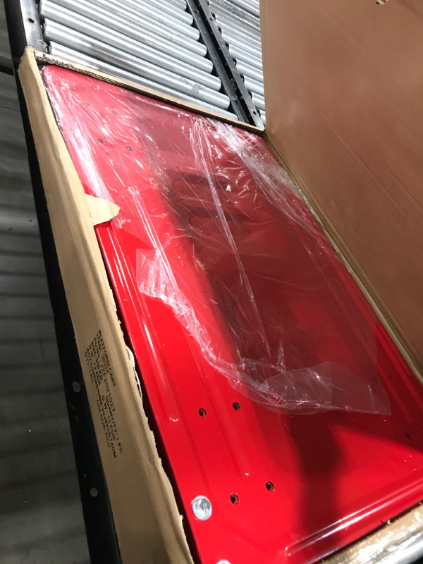 Photo 2 of Push Cart Dolly by Wellmax, Moving Platform Hand Truck, Foldable for Easy Storage and 360 Degree Swivel Wheels with 660lb Weight Capacity, Red Color
