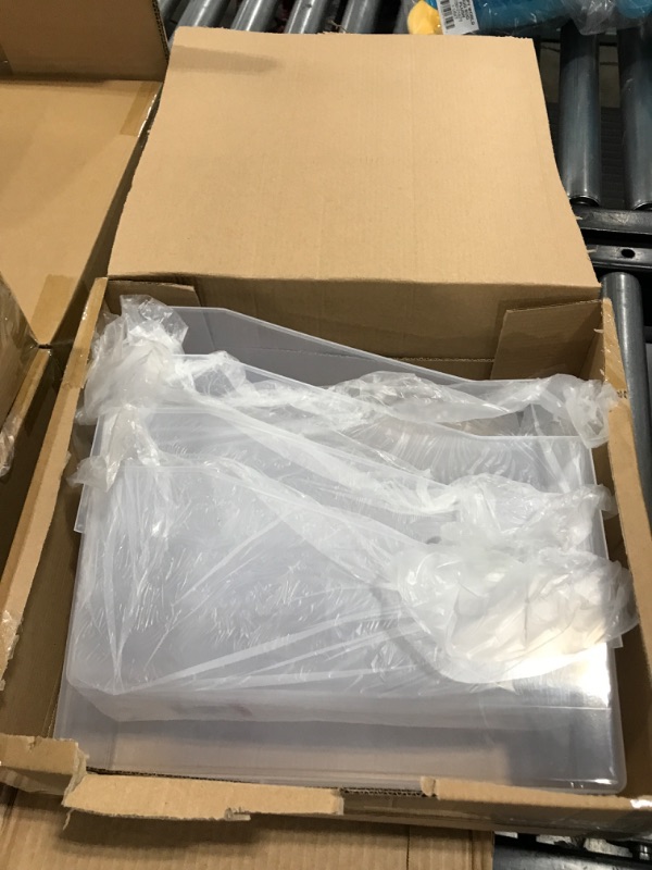Photo 1 of 16ct Plastic Connecting File Storage Clear - Bullseye's Playground™

