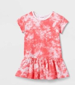 Photo 1 of Toddler Short Sleeve Knit Dress - Cat & Jack 3T 