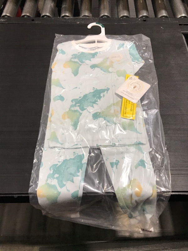 Photo 1 of Burt's Bees Baby® Toddler Boys' 2pc World Map Snug Fit Pajama Set (4T)
