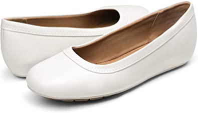 Photo 1 of DREAM PAIRS Women's Ballet Flats Comfortable Dressy Work Low Wedge Arch Suport Flats Shoes (Size 9)
