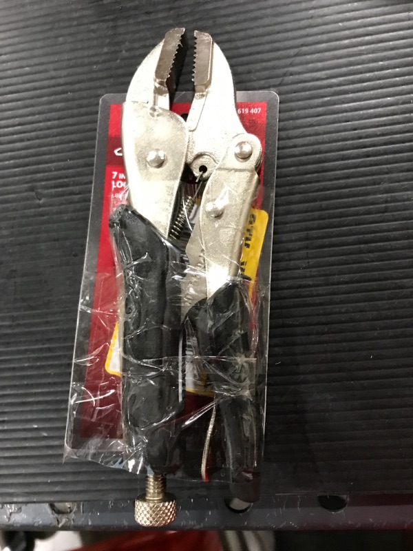 Photo 2 of 7 in. Straight Jaw Locking Pliers with Rubber Grip
