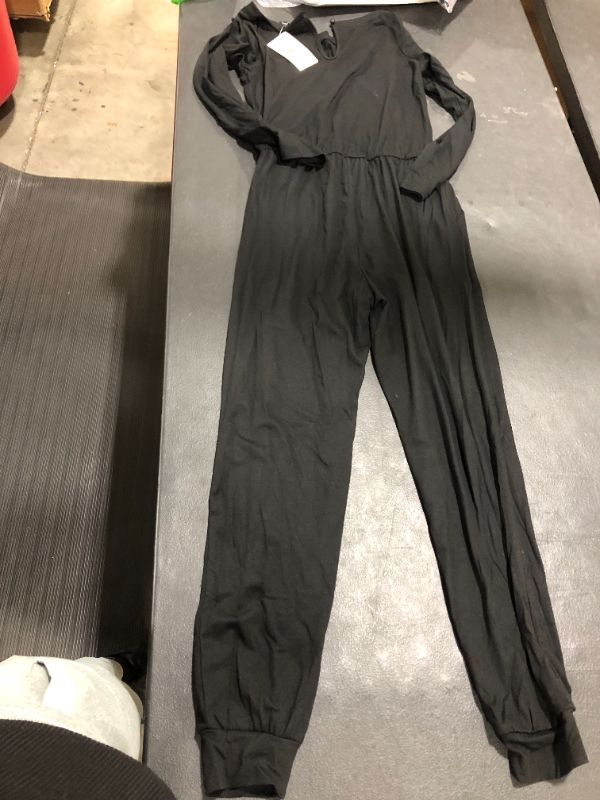 Photo 1 of Women's Black Jumpsuit, Small