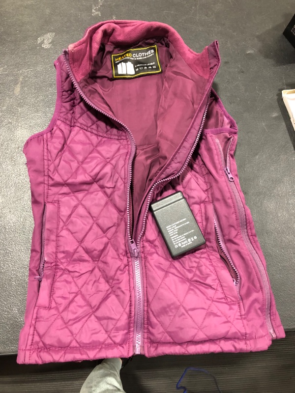 Photo 2 of PETREL Heated Vest for Women with Battery Pack Electric Rechargeable Heated Coat, XS