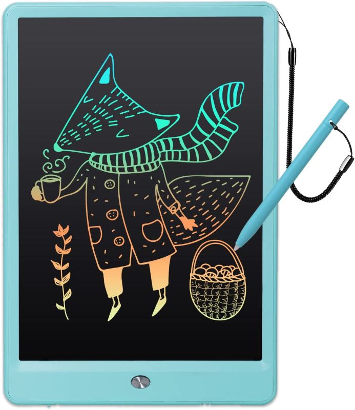 Photo 1 of LCD Writing Tablet, Electronic Writing Drawing Colorful Screen Doodle Board, EooCoo 10" Handwriting Drawing Tablet Gifts for 3 4 5 6 7 Years Old Kids and Adults at Home, School, Office, Blue