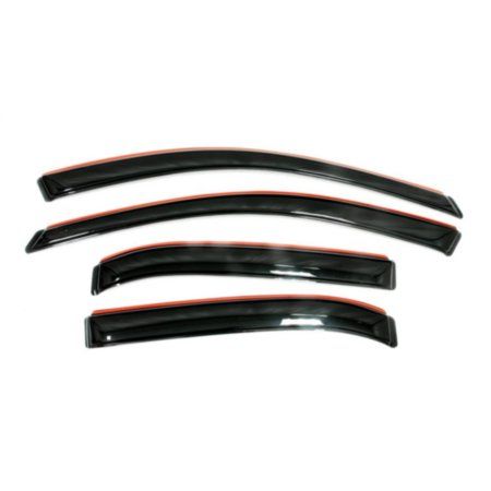 Photo 1 of AVS in-Channel Vent Visors in Smoke, Front and Rear Set (4-Piece)