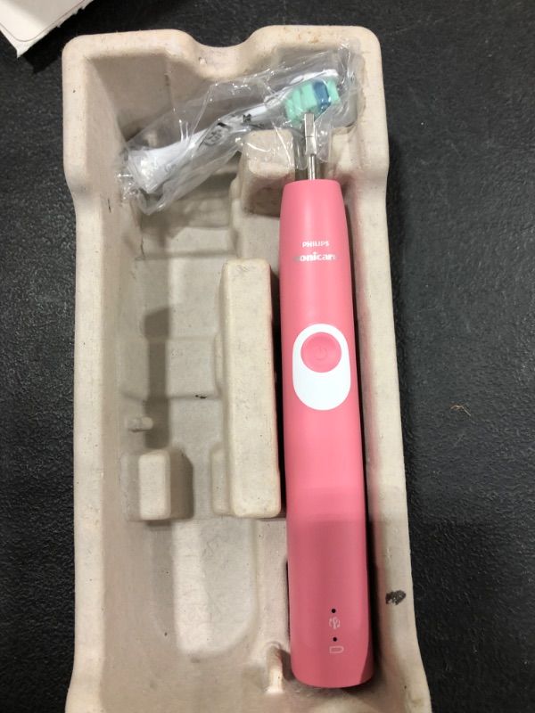 Photo 4 of Philips Sonicare ProtectiveClean 4100 HX6815/01 Plaque Control Rechargeable Electric Toothbrush Deep Pink
