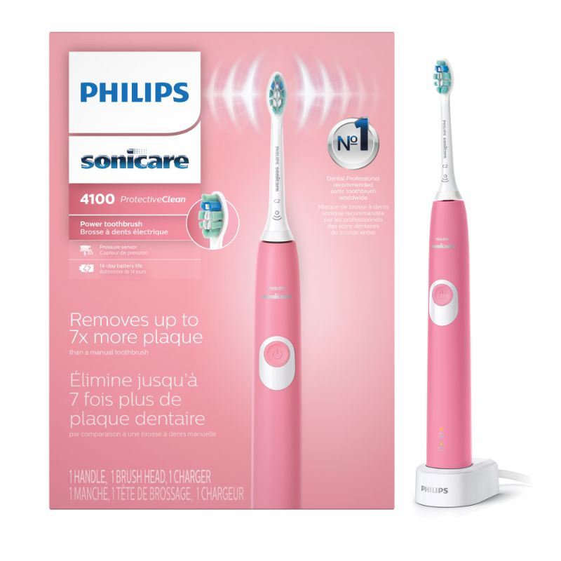Photo 1 of Philips Sonicare ProtectiveClean 4100 HX6815/01 Plaque Control Rechargeable Electric Toothbrush Deep Pink
