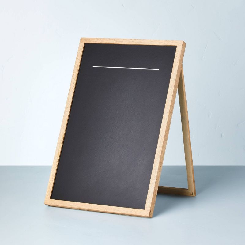 Photo 1 of 12" X 18" Hinge Stand Black Chalkboard - Hearth & Hand™ with Magnolia 2 Pack
