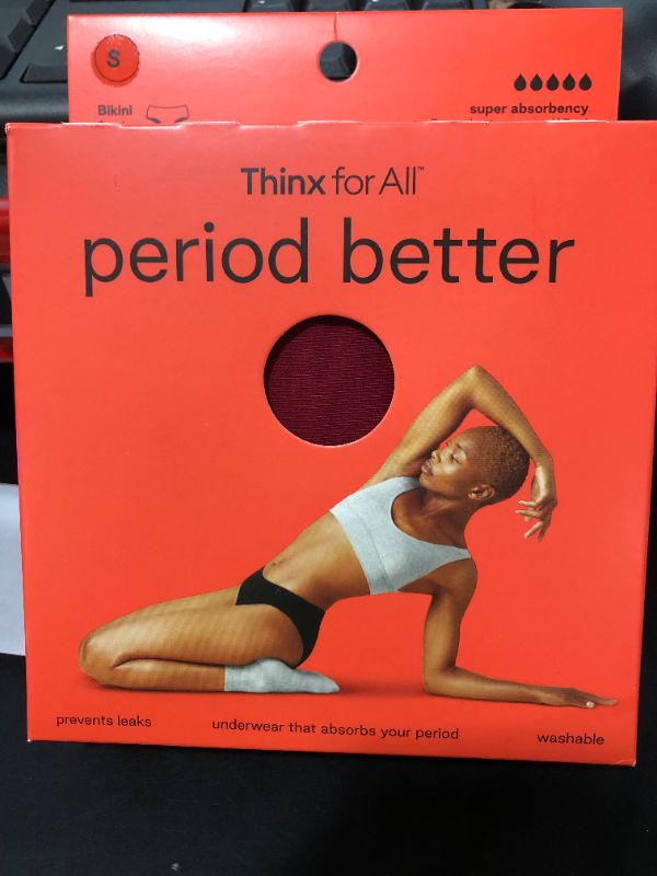 Photo 2 of Thinx for All Women's Super Absorbency Bikini Period Underwear Small 
